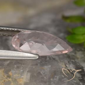 Morganite Gemstone in 9.4 x 4.7 mm Size for Sale, Morganite Stone in Flamingo Pink Color