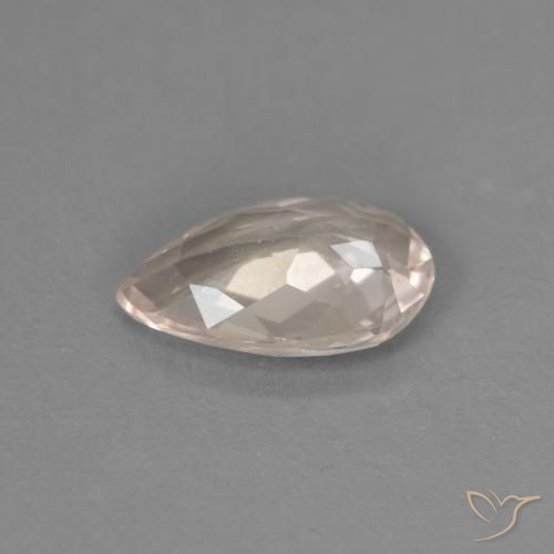 Morganite Gemstone in 7.8 x 4.8 mm Size for Sale, Morganite Stone in Very Light Pink Color
