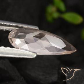 Morganite Gemstone in 10.3 x 4.7 mm Size for Sale, Morganite Stone in Salmon Pink Color