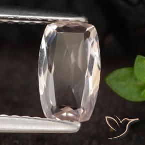 0.80 ct Pink Morganite Stone, Natural Morganite in Cushion-Cut Shape for Sale