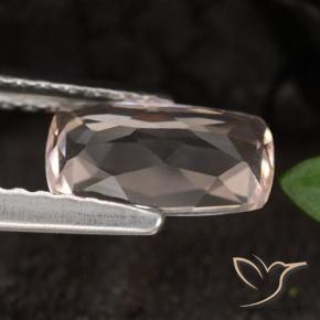 Morganite Gemstone in 8 x 4.8 mm Size for Sale, Morganite Stone in Medium Pink Color