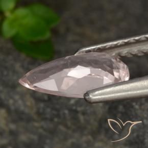 Morganite Gemstone in 8.3 x 4.6 mm Size for Sale, Morganite Stone in Light Pink Color