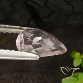 Morganite Gemstone in 8.1 x 5.5 mm Size for Sale, Morganite Stone in Medium Pink Color