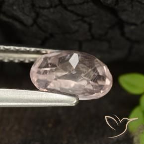 Morganite Gemstone in 6.8 x 4.8 mm Size for Sale, Morganite Stone in Light Pink Color