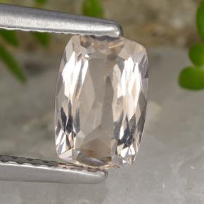 0.84 ct Pink Morganite Stone, Natural Morganite in Cushion-Cut Shape for Sale