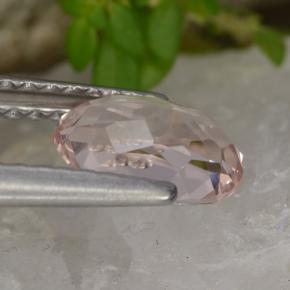 Morganite Gemstone in 7.5 x 5.5 mm Size for Sale, Morganite Stone in Light Pink Color