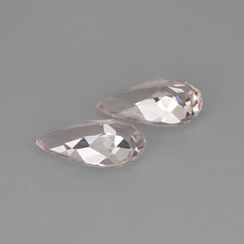 Morganite Gemstones in 9.1 x 5.1 mm Size for Sale, Morganite Stones in Rose Pink Tone Color