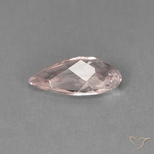 Morganite Gemstone in 9.6 x 5.2 mm Size for Sale, Morganite Stone in Flamingo Pink Color