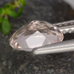 Morganite Gemstone in 8 x 6 mm (calibrated) Size for Sale, Morganite Stone in Light Pink Color
