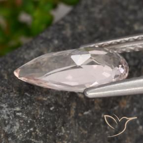 Morganite Gemstone in 10.9 x 5.4 mm Size for Sale, Morganite Stone in Flamingo Pink Color