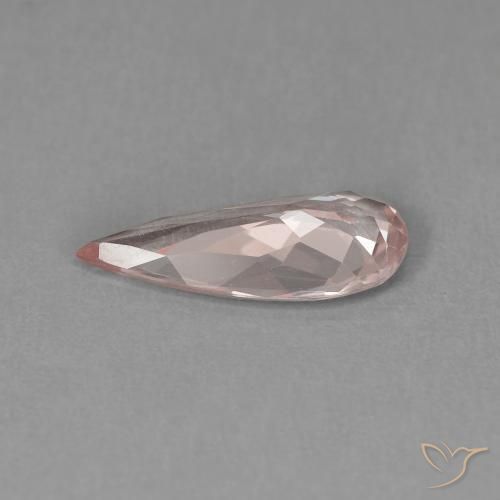 Morganite Gemstone in 12.8 x 5.8 mm Size for Sale, Morganite Stone in Flamingo Pink Color