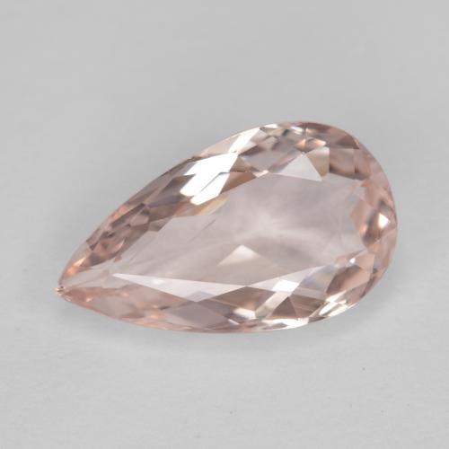 Flamingo Pink Морганит Камень - 1.3ct Фасетная Груша (ID: 478161)