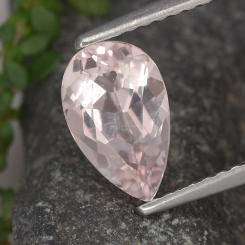 Flamingo Pink Морганит Камень - 1.1ct Фасетная Груша (ID: 478162)
