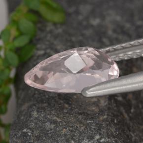 Morganite Gemstone in 9.1 x 5.7 mm Size for Sale, Morganite Stone in Flamingo Pink Color