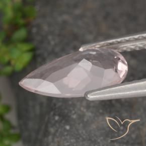 Morganite Gemstone in 10.6 x 5.9 mm Size for Sale, Morganite Stone in Light Pink Color