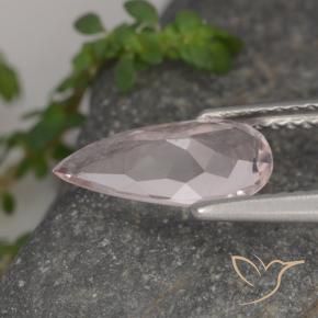 Morganite Gemstone in 11.5 x 5.9 mm Size for Sale, Morganite Stone in Flamingo Pink Color