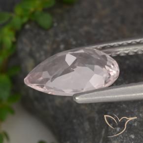 Morganite Gemstone in 9.1 x 5.6 mm Size for Sale, Morganite Stone in Flamingo Pink Color