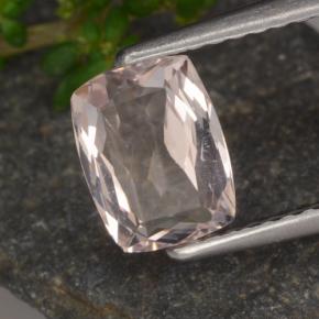 1.10 ct Pink Morganite Stone, Natural Morganite in Cushion-Cut Shape for Sale