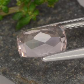 Morganite Gemstone in 7.4 x 5.7 mm Size for Sale, Morganite Stone in Light Pink Color
