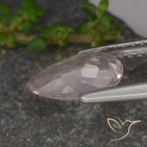 Morganite Gemstone in 9.3 x 5.5 mm Size for Sale, Morganite Stone in Light Pink Color