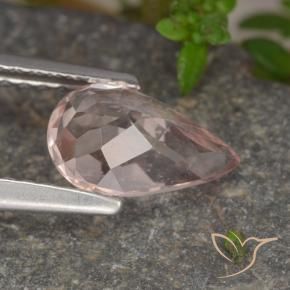 Morganite Gemstone in 8.7 x 5.5 mm Size for Sale, Morganite Stone in Light Pink Color