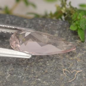 Morganite Gemstone in 11 x 5.2 mm Size for Sale, Morganite Stone in Medium Pink Color