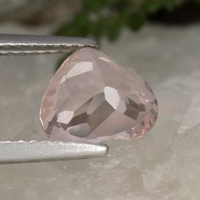 Morganite Gemstone in 8.4 x 7.2 mm Size for Sale, Morganite Stone in Light Pink Color