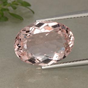 6.4ct Oval Facet Light Pink Morganite for sale thumb image of 6.4ct Oval Facet Light Pink Morganite (ID: 478474)