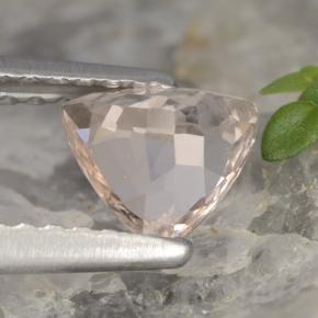 Morganite Gemstone in 5.3 x 6 mm Size for Sale, Morganite Stone in Light Pink Color