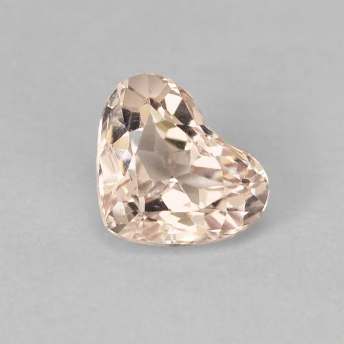 Morganita Rosa Forma de corazón de 4,7 x 5,9mm de Afganistán, peso de 0.6ct, piedra preciosa No tratado de forma natural en claridad vvs, Morganita de 1 pieza: el color es Rosado flamingo, dureza Mohs de 7.5 - 8 Adecuado para joyas de uso diario, Photo A