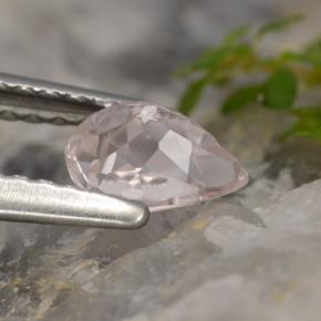 Morganite Gemstone in 6.1 x 4.4 mm Size for Sale, Morganite Stone in Light Pink Color
