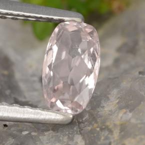 0.56 ct Pink Morganite Stone, Natural Morganite in Cushion-Cut Shape for Sale