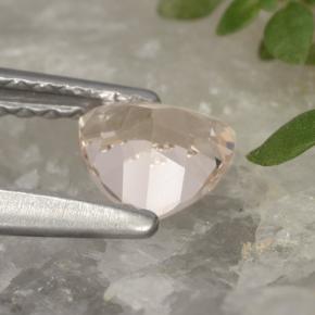 Morganite Gemstone in 4.8 x 5 mm Size for Sale, Morganite Stone in Light Pink Color