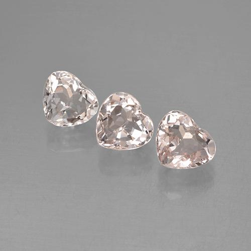 1.7ct Heart Facet Light Pink Morganite for sale thumb image of 1.7ct Heart Facet Light Pink Morganite (ID: 478788)