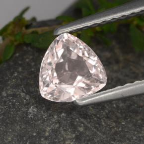 0.7ct Trillion Facet Light Pink Morganite for sale thumb image of 0.7ct Trillion Facet Light Pink Morganite (ID: 478833)