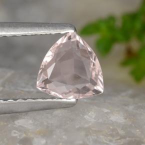 0.6ct Trillion Facet Light Pink Morganite for sale thumb image of 0.6ct Trillion Facet Light Pink Morganite (ID: 478838)
