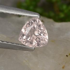 0.5ct Trillion Facet Light Pink Morganite for sale thumb image of 0.5ct Trillion Facet Light Pink Morganite (ID: 478840)
