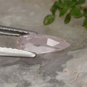 Morganite Gemstone in 8.8 x 4 mm Size for Sale, Morganite Stone in Coral Pink Tone Color