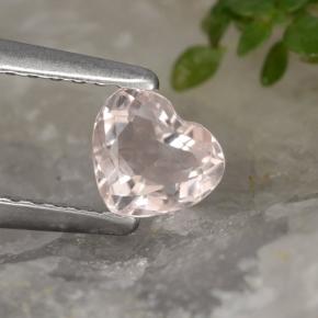 0.4ct Heart Facet Light Pink Morganite for sale thumb image of 0.4ct Heart Facet Light Pink Morganite (ID: 478844)