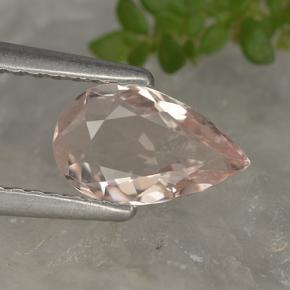 0.7ct Pear Facet Light Pink Morganite for sale thumb image of 0.7ct Pear Facet Light Pink Morganite (ID: 494498)