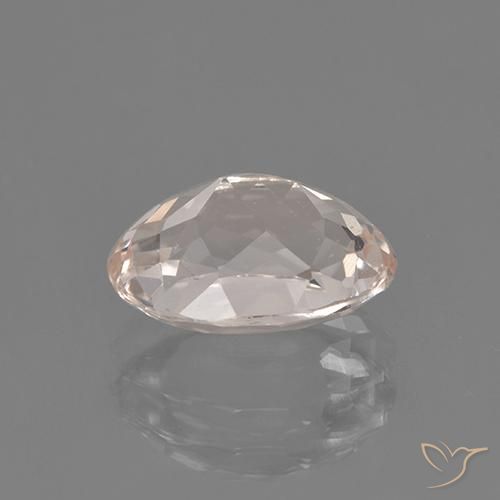 Morganite Gemstone in 10 x 8 mm (calibrated) Size for Sale, Morganite Stone in Very Light Pink Color