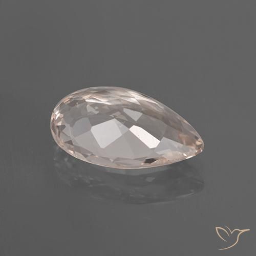 Morganite Gemstone in 12.2 x 7.5 mm Size for Sale, Morganite Stone in Light Pink Color