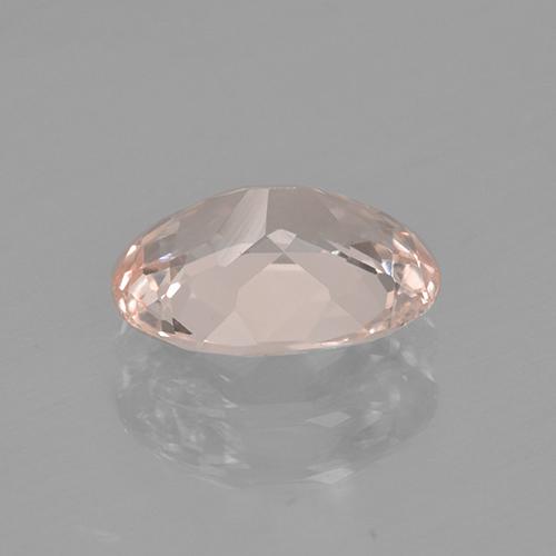 Morganite Gemstone in 9.7 x 7.6 mm Size for Sale, Morganite Stone in Salmon Pink Color
