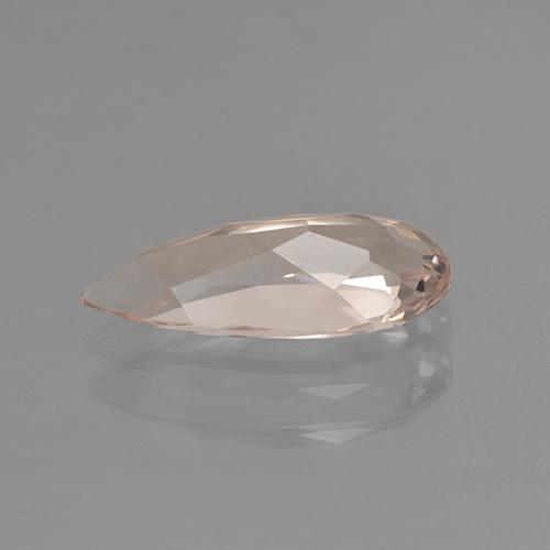 Morganite Gemstone in 14.1 x 6.6 mm Size for Sale, Morganite Stone in Salmon Pink Color