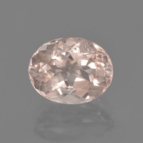 Medium-Light Pink Morganite Gem - 2.7ct Oval Facet (ID: 505649)