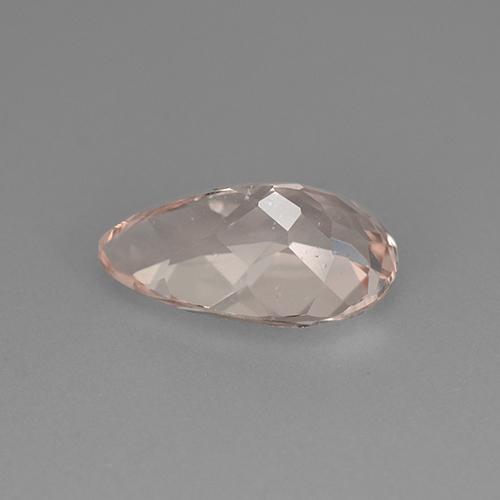 Morganite Gemstone in 11.8 x 7.1 mm Size for Sale, Morganite Stone in Flamingo Pink Color
