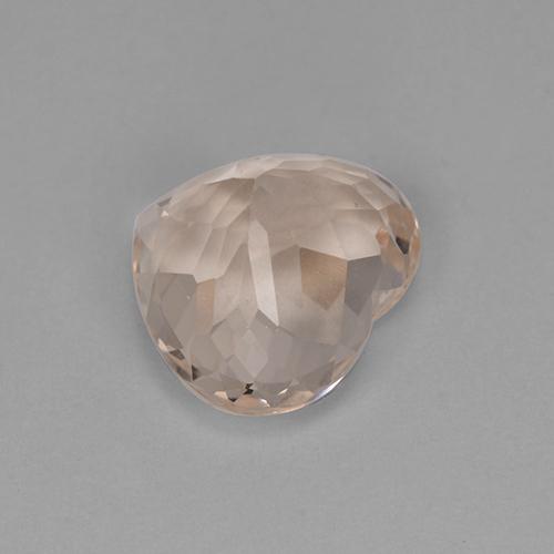 Morganite Gemstone in 9.8 x 8.4 mm Size for Sale, Morganite Stone in Salmon Pink Color
