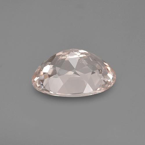 Morganite Gemstone in 10.1 x 7.5 mm Size for Sale, Morganite Stone in Very Light Pink Color