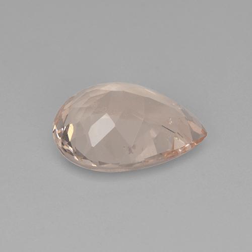 Morganite Gemstone in 11.2 x 8.4 mm Size for Sale, Morganite Stone in Very Light Pink Color