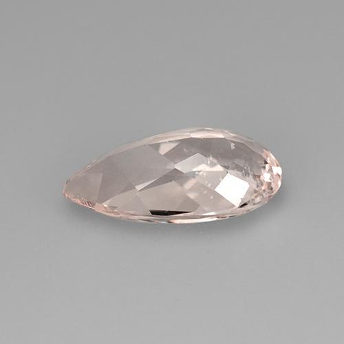 Morganite Gemstone in 12.8 x 7.2 mm Size for Sale, Morganite Stone in Light Pink Color